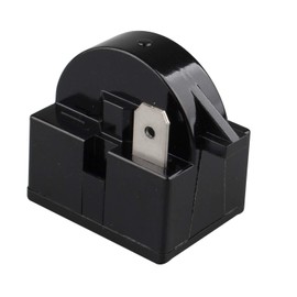 Futheda 2PCS 220V 22 Ohm 1 Pin Refrigerator Freezer Compressor PTC Starter Relay Refrigerator Accessories for Refrigerator (Black)