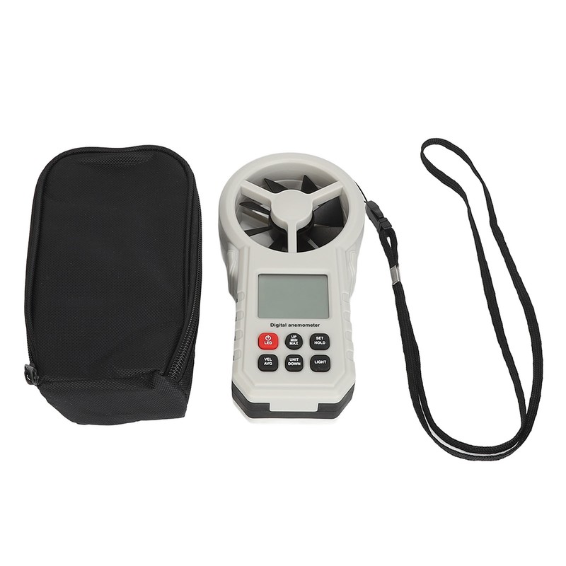 Digital Anemometer High Accuracy Handheld Wind Speed Meter LCD Display