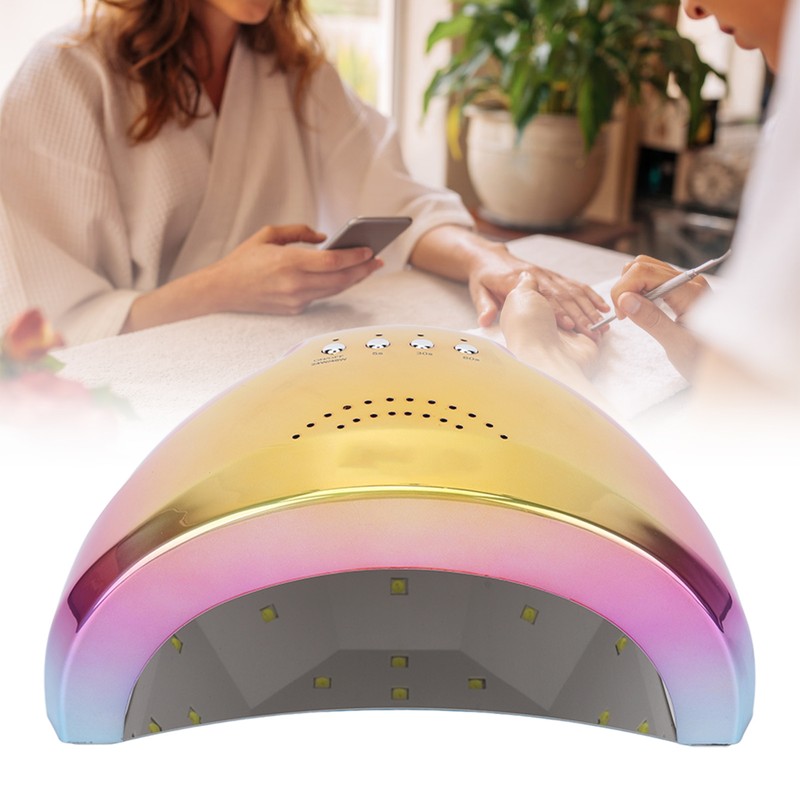 UV LED Nail Lamp 48W Dual Light Source Infrared Intelligent