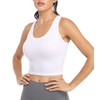 Joviren Cotton 4-Pack Crop Tank Tops for Women - Racerback