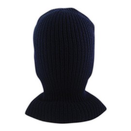 MAGID 369-N Acrylic Knit Face Mask, Navy Blue, One Size Fits Most (1 Mask)