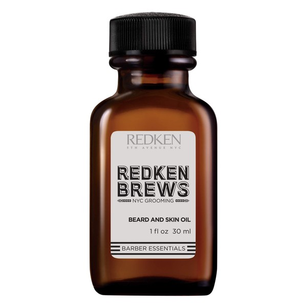Redken Brews Beard & Skin Oil For Men, Grooming Oil, 1 Fl Oz
