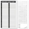 14 Sheets Breaker Panel Labels, 10 Electrical Box Catalog Labels