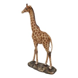 Ebros Gift Safari Savannah Masai Giraffe Standing Figurine 12" Tall Decor Wildlife Nature Grassland Sculpture