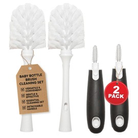 Priver - cepillo para polvo para botella (blanco, 2)