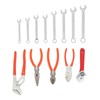 ZERNEIL NEW 187pcs Trolley Case Tool Box Set Silver, Carbon