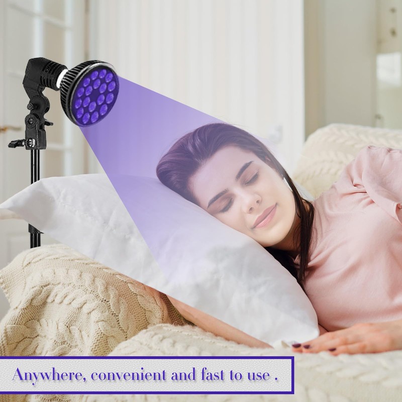 Tanning Lamp for Home Use with Adjustable Stand Purple Light