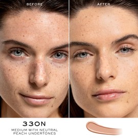 Lancôme Teint Idole Ultra Wear Care & Glow Serum Concealer - Medium Buildable Coverage & Natural Glow Finish - Up To 24H Hydration - 330N