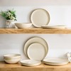 AmorArc Ceramic Dinnerware Sets,Handmade Reactive Glaze Stoneware Plates and Bowls