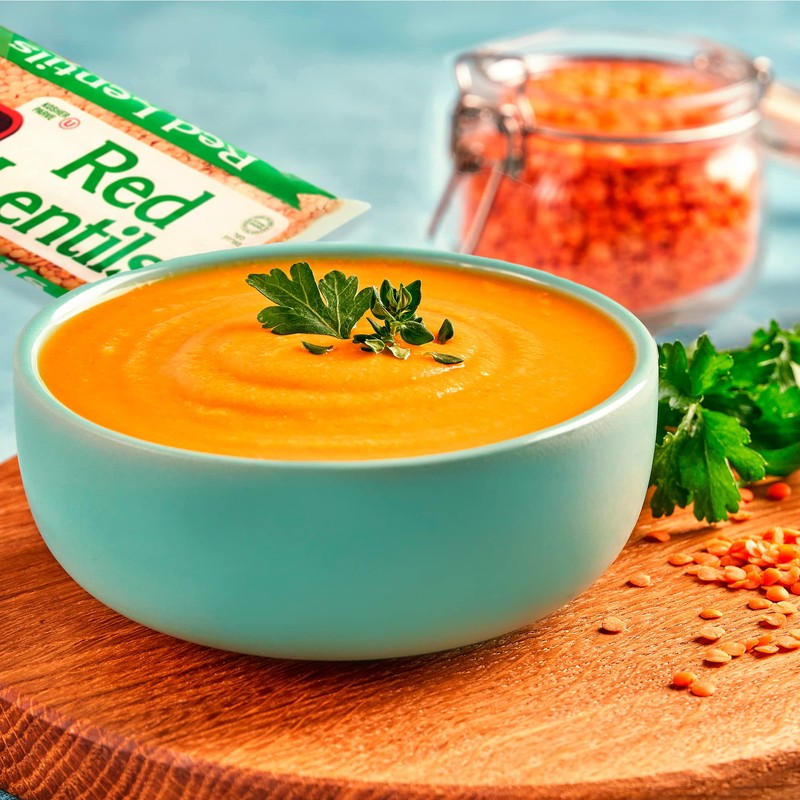 Gefen Red Lentils, 16oz (3 Pack) Great in Soups and