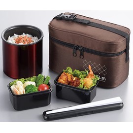 Tufco Stylus Lunch Box, Oblong, 13.5 fl oz (400 ml), Brown