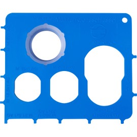 Cornat Universal Aerator Wrench – For Various Aerators in Standard Sizes and Special Dimensions – Anti-Theft – Blue – Plastic / Multifunctional Key / Universal Key / TECWS701