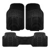 3pz Tapete Uso Rudo Grueso Chevy Silverado 1500 2001 Negro