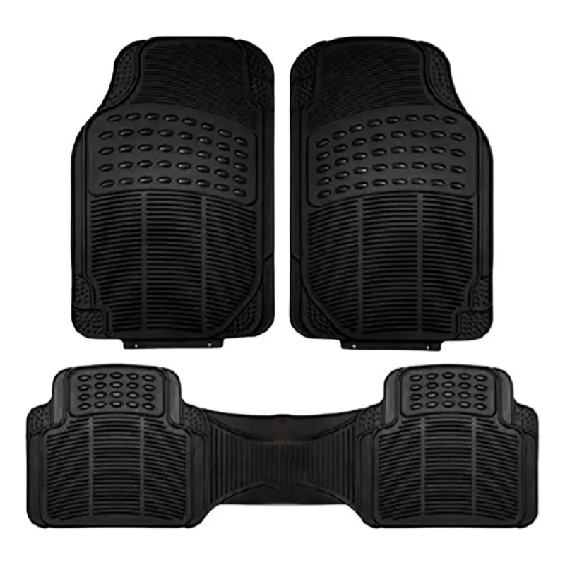 3pz Tapete Uso Rudo Grueso Chevy Silverado 1500 2001 Negro