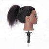 Hairingrid Mannequin Head 14" 100% Real Hair Hairdresser Cosmetology Mannequin
