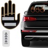 LED Hand Finger Light Car Gesture Light with Remote Control,