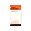 PLOTTER 77717417 Bible Weekly Personal Organizer, Refill, Weekly Left (Begins