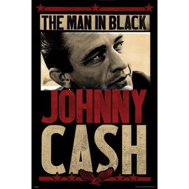 Johnny Cash - Music Poster (The Man In Black) (Size: 24" x 36")