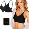 SIDRYA Night Bra, Seamless Bra, Wireless, Non-Sewing, Super Flexible Jelly