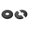 Tsnamay 2 Pcs Wall Split Flange, ABS Round Self-Adhesive Escutcheon