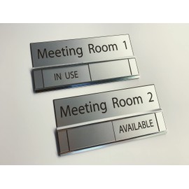 Sliding Sign with Header Sign Attached - Entry Control System