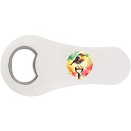 'Robin on a Garden Spade' Bottle Opener Fridge Magnet (BO00083949)