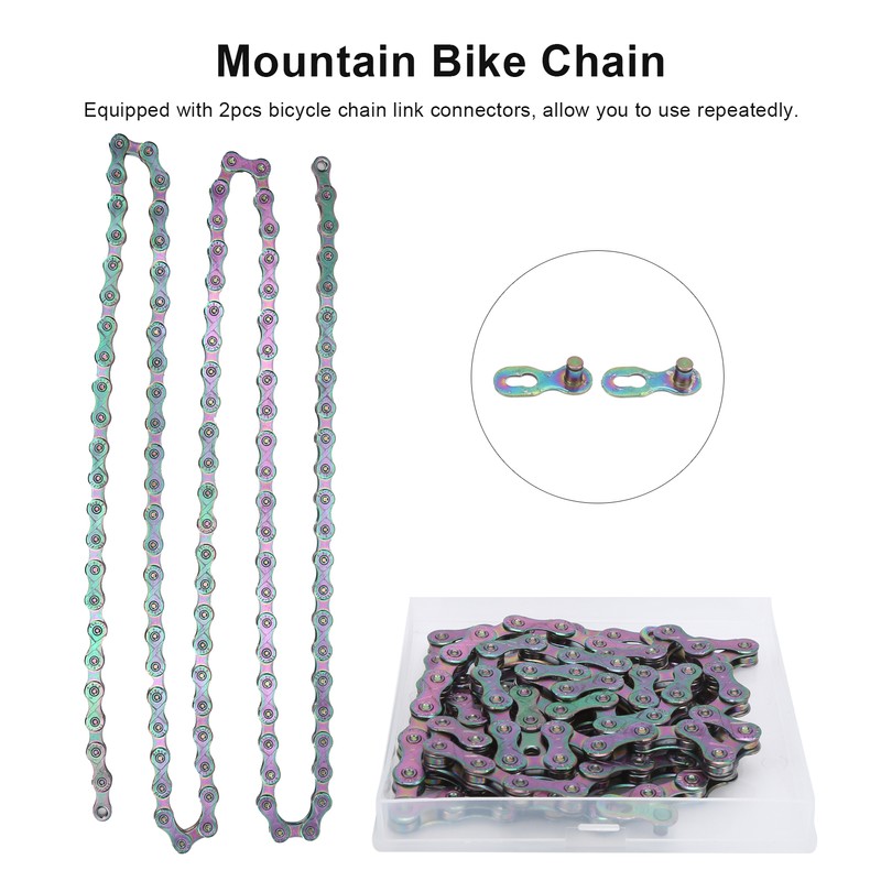 11 Speed Mountain Bike Colorful Chain for Road Bicycle Cycling