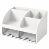 Desktop Organizer with Drawers for Office Supplies – Multi-Compartment Storage