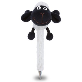 DolliBu Black Nose Sheep Plush Pen – Cute Farm Stuffed Animal Ballpoint Novelty Pen Toy, Unique Writing Pen Instrument For School and Office