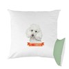 Mygoodprice Printed Poodle Cushion (40cm by 40cm)