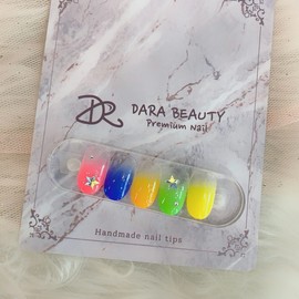 Next day delivery⭐Colorful gradient nails⭐ / 다음날 발송⭐알록달록 그라데이션네일⭐