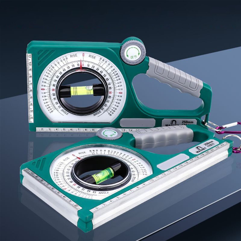 Inclinometer Multifunctional Bubble Level Angle Meter Clear Scale High Strength