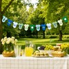 Golf Baby Bodysuit Banner, Green Gingham Baby Shower & 1st