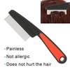 Lice Nit Come, Lice Comb Stainless Steel Micro Grooves Anti-Slip