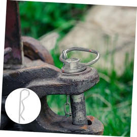 Outanaya 30pcs Heavy-duty Cotter Pins Assortment Kit Carbon Steel Hitch Trailer Parts with Spring Clip Mechanism for Enhanced Safety and Durability for Trailers Rvs and Towing Applications