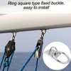 4 Pcs Tie Rings for Horses, Hay Nets for Horses,