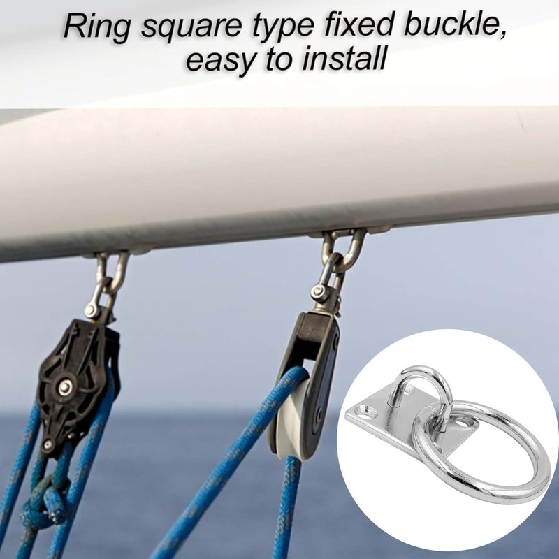 4 Pcs Tie Rings for Horses, Hay Nets for Horses,