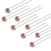 sourcing map Pack of 20 Photoresistors 5 mm Photosensitive Photoresistor