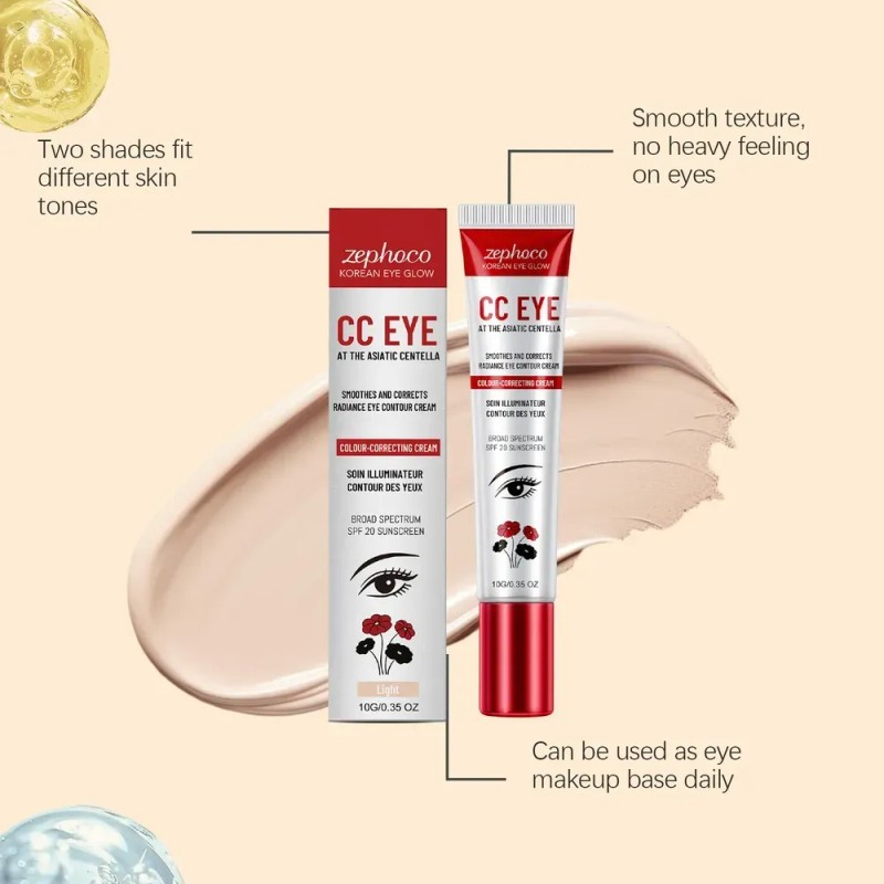 Crema Cc Ligera Para Ojos Para Un Tono De Piel