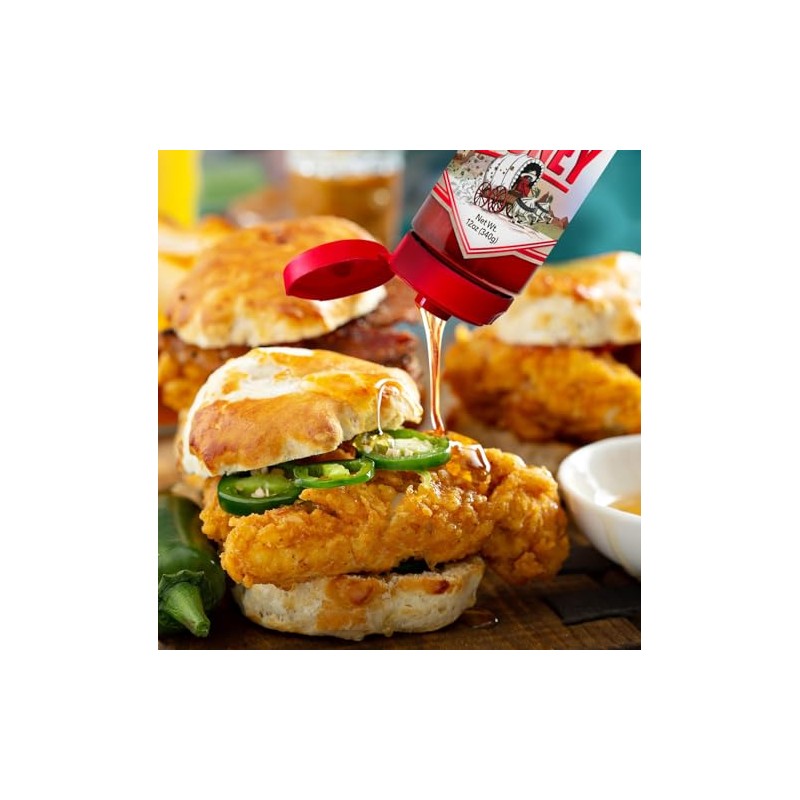 Ol' Stiles Blazin' Honey-100% Pure Honey, Infused with Garilc, Chilis.