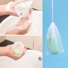 Frcolor Whisk Net, Soap Net, Soap Bag, Drawstring Bag, Mesh,