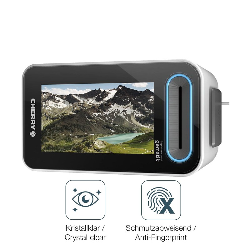 dipos I 4x Clear Screen Protectors for Cherry ST-1506 Terminal