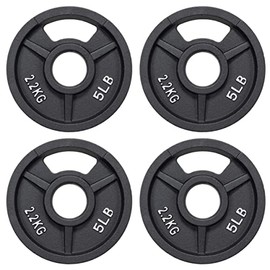 BalanceFrom Cast Iron Olympic 2-Inch Weight Plate, Olympic Size