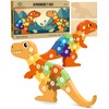 MONSTERBOKER 𝟭𝟭” Wooden Dinosaur Puzzle 𝟭+ Year Old Boy Girl