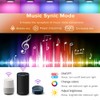 4 PCS Aluminum Round WiFi RGB Under Cabinet Lights Kit,Work