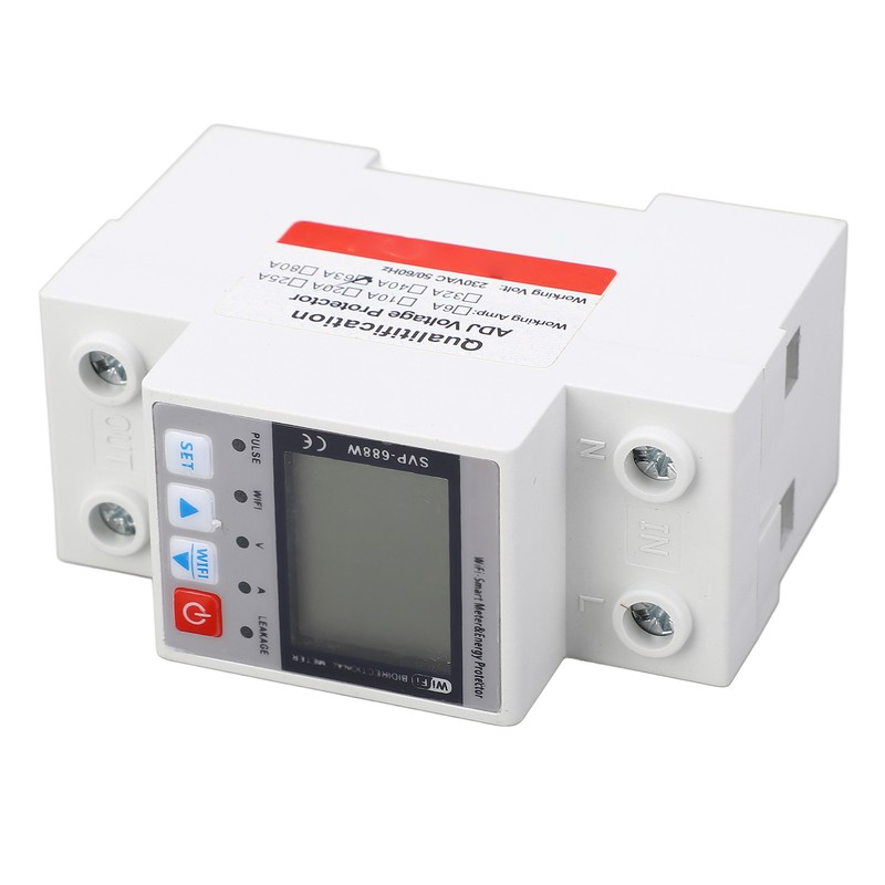 Over Under Voltage Protector WiFi Remote Monitoring Voltage Current Protective
