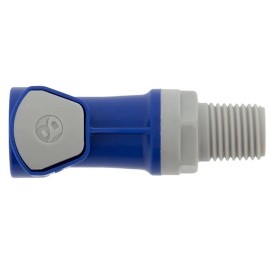 Battery Watering Technologies Blue 1/4 Inch Threaded Female Connector