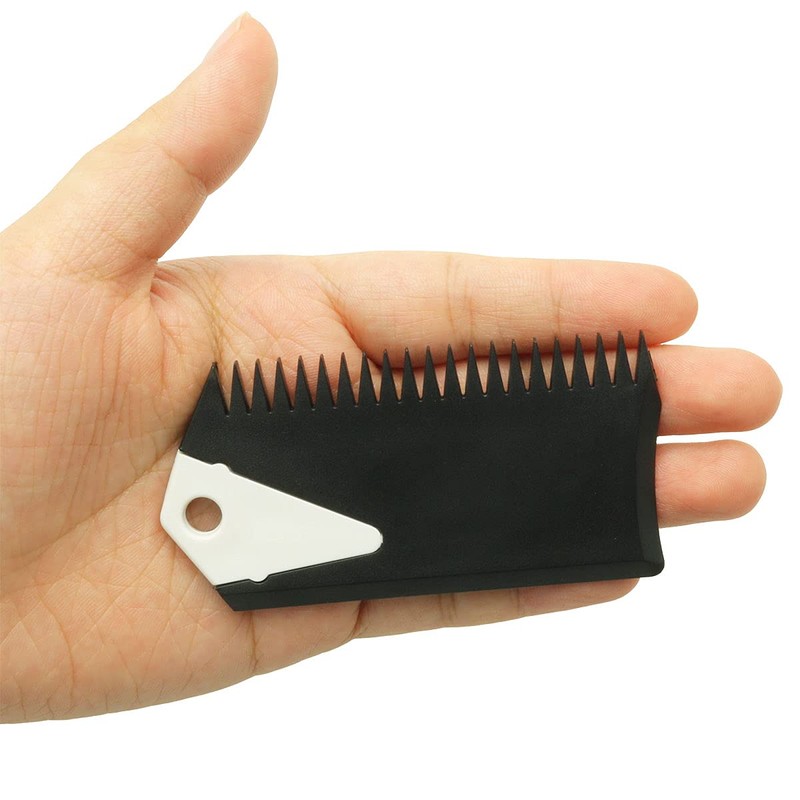 WHYHKJ 2pcs Surfboard Wax Comb with Fin Key for Water