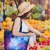 AOKSUNOVA Shopping Bag Foldable Fabric Bag Fabric Bag with Zip