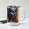 CafePress SF Artificial Intelligence Hero 3 15 oz Stainless Steel